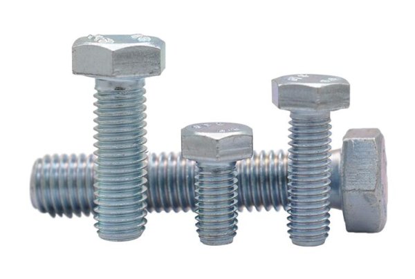 vít bulong ngoài hexagon mạ kẽm cấp bền 4.8